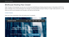 Desktop Screenshot of hosting.birdhouse.org